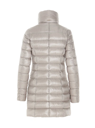 Shop Herno Maria Padded Coat In Beige