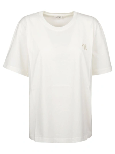 Shop Nanushka Reece Round Neck T In White