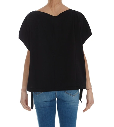 Shop Marni Logo Embroidered T In Black