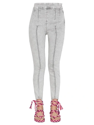 Shop Isabel Marant Stirrup Skinny Jeans In Grey