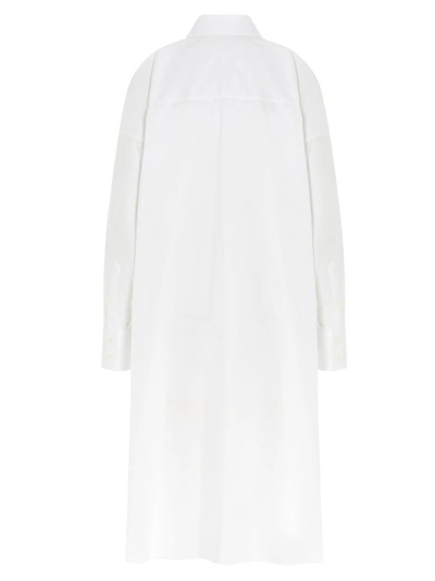 Shop Dolce & Gabbana Oversized Poplin Shirt In White