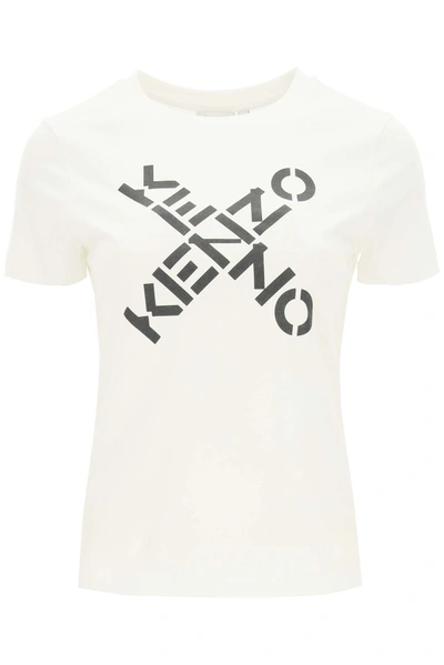 Shop Kenzo Sport Big X T In White