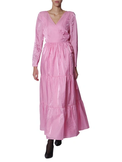 Shop Baum Und Pferdgarten Aymeline Maxi Dress In Pink