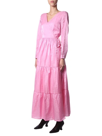 Shop Baum Und Pferdgarten Aymeline Maxi Dress In Pink