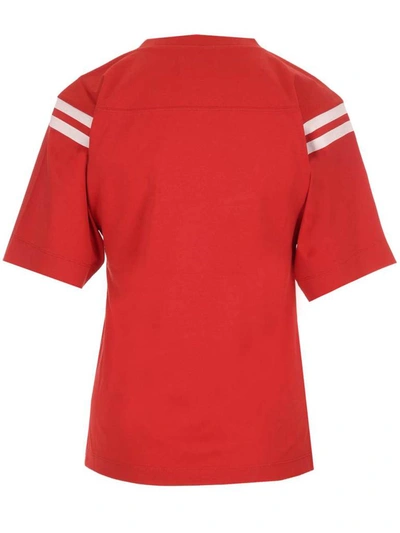 Shop Chloé Hand Ball Printed T In Red