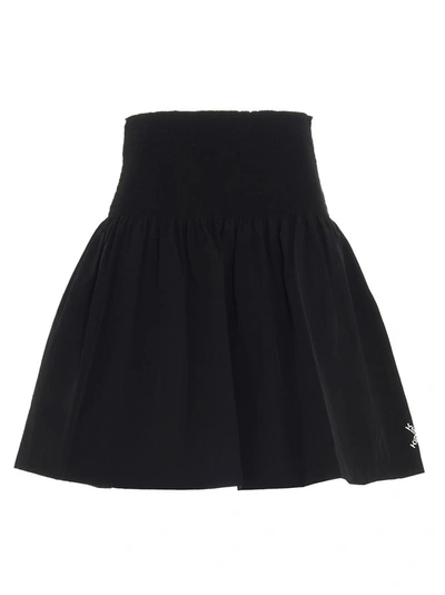 Shop Kenzo Sport Little X Flared Skirt In Black