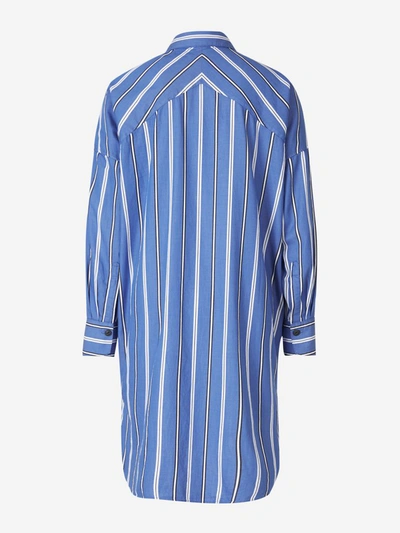 Shop Rag & Bone Sandra Striped Shirt Dress In Multi