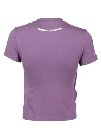 Shop Heron Preston Knotted Baby T In Purple