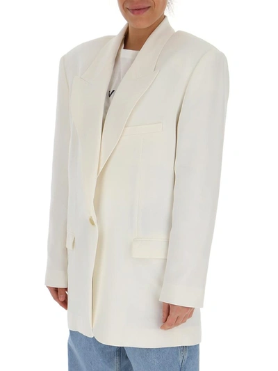 Shop Isabel Marant Single Breasted Blazer In White