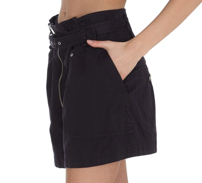 Shop Isabel Marant Étoile Parana Belted Shorts In Purple