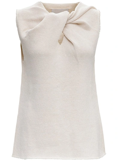 Shop Jil Sander Knot In White