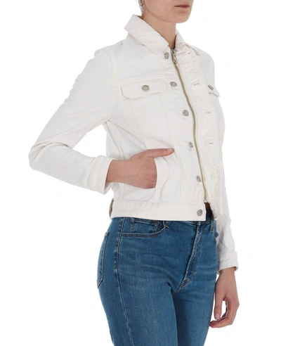 Shop Zadig & Voltaire Kioky Denim Jacket In White