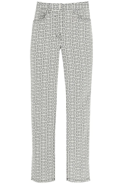 Shop Givenchy 4g Motif Pants In Multi