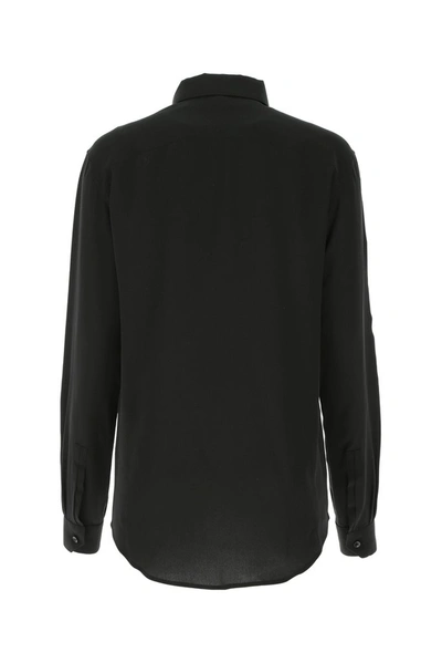 Shop Saint Laurent Classic Tailored Shirt In Black