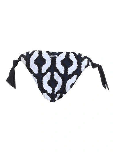 Shop Max Mara Beachwear Printed Bikini Briefs In Multi