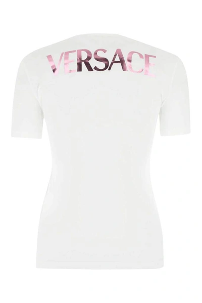 Shop Versace Starfish Printed T In White