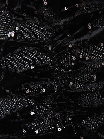 Shop Rotate Birger Christensen Rotate Ida Roll Neck Mini Dress In Black