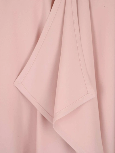 Shop Valentino Layered Draped Cape In Pink