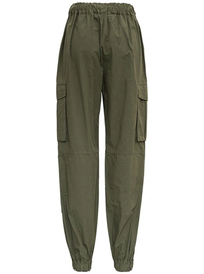 Shop Palm Angels Pocket Detail Cargo Pants In Green