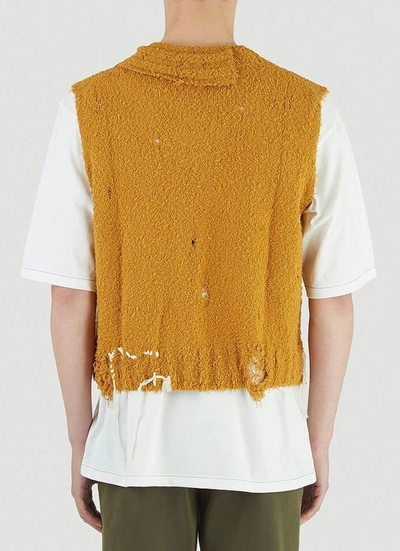 Shop Ader Error Knit Vest In Orange