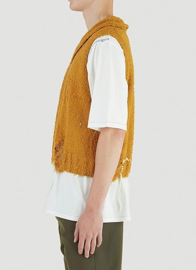Shop Ader Error Knit Vest In Orange