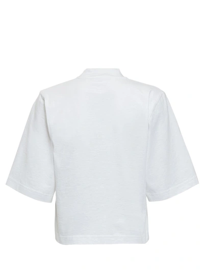 Shop Palm Angels Miami Logo T In White