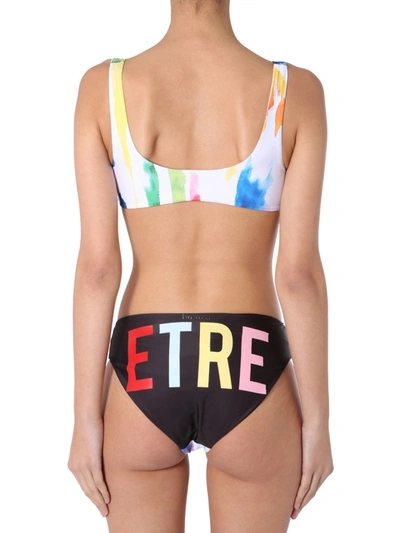 Shop Etre Cecile Être Cécile Watercolour Print Bikini Bottom In Multi