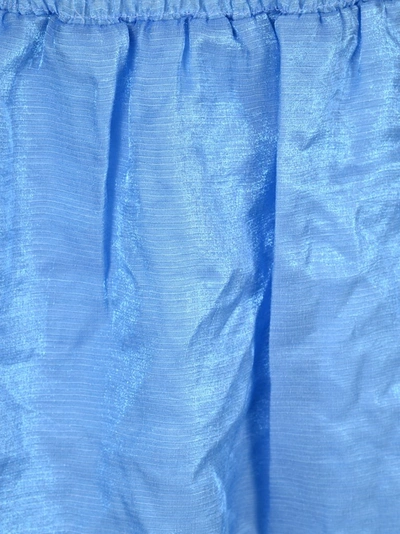 Shop Baum Und Pferdgarten Aherra Crinkled Midi Dress In Blue