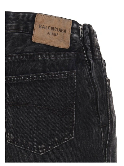 Shop Balenciaga Flatground A In Black