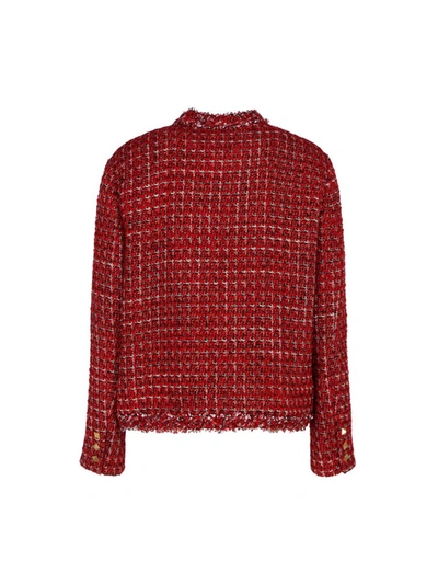 Shop Valentino Sequin In Red