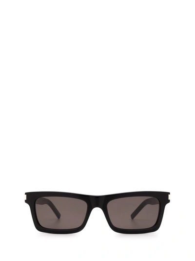 Shop Saint Laurent Eyewear Sl 461 Sunglasses In Black