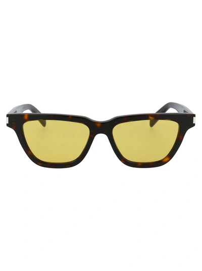 Shop Saint Laurent Eyewear Sl 462 Sulpice Sunglasses In Brown