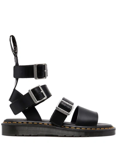 Shop Rick Owens X Dr. Martens Gryphon Leather Sandals In 黑色