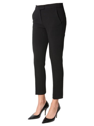 Shop Michael Michael Kors Cropped Tailored Pants In Black