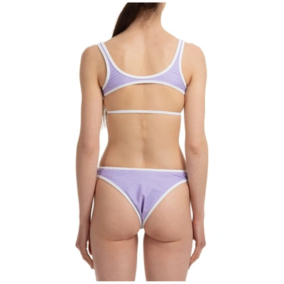 Shop Gcds Oblò Logo Plaque Bikini Set In Purple