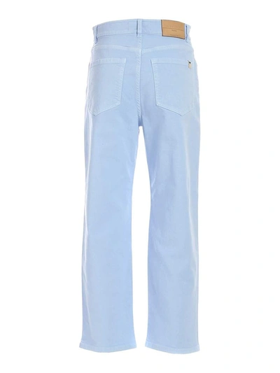 Shop Weekend Max Mara Reseda Cropped Jeans In Blue