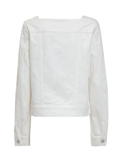 Shop Givenchy Square Neck Slim In White