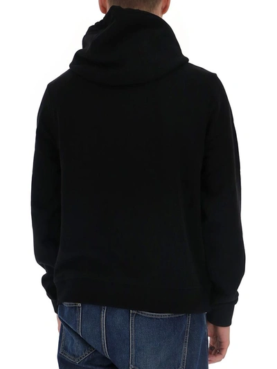 Shop Burberry We Are The Same Planet Hoodie In Black