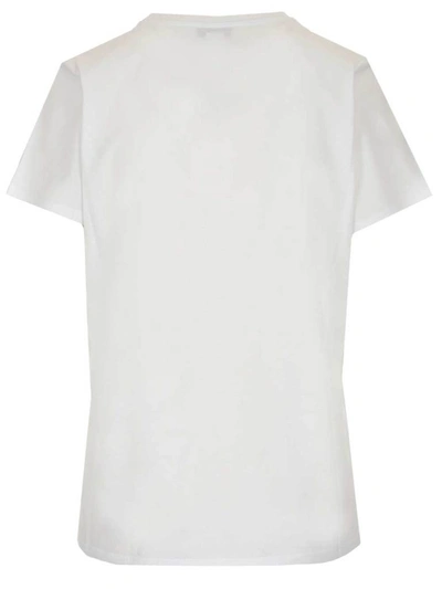 Shop Alexander Mcqueen Skull Graphic Print T In White