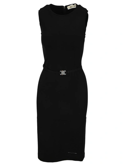 Shop Alyx 1017  9sm Buckle Belted Mini Dress In Black