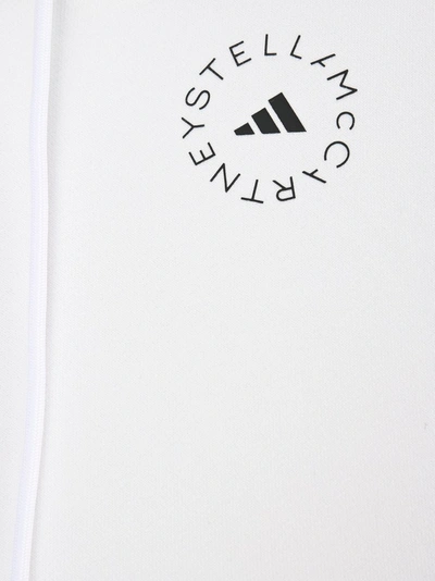 Shop Adidas By Stella Mccartney Futureplayground Cropped Hoodie In White