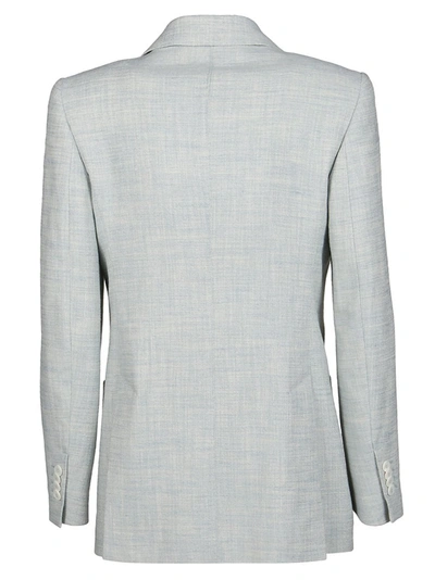 Shop Max Mara Double Breasted Blazer In Green