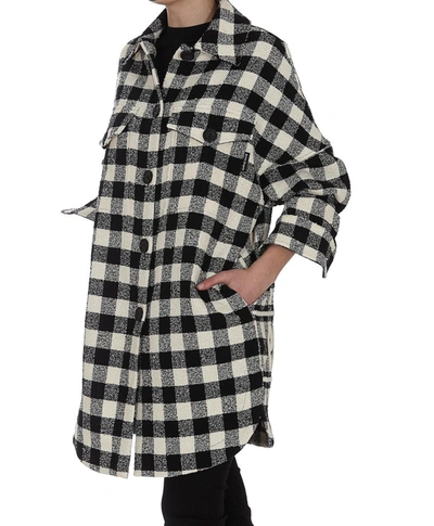 Shop Palm Angels Oversize Checked Overshirt In Multi