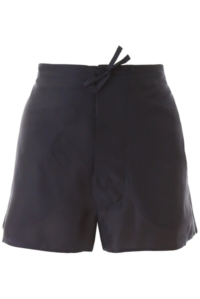 Shop Marni Drawstring Shorts In Black