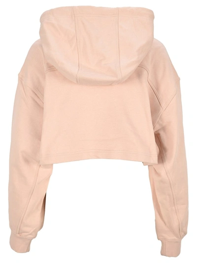 Shop Adidas By Stella Mccartney Futureplayground Cropped Hoodie In Pink