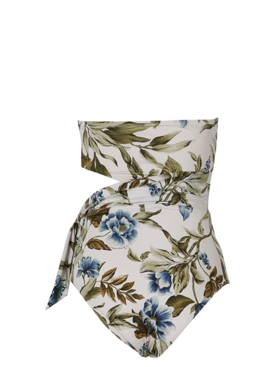 Shop Zimmermann Aliane Floral Print Scarf In Multi