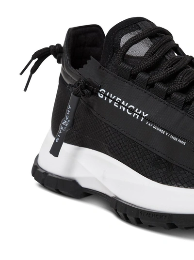 Shop Givenchy Spectre Low Runners Sneakers In Black