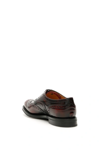 Shop Church's Burwood Brogues In Red