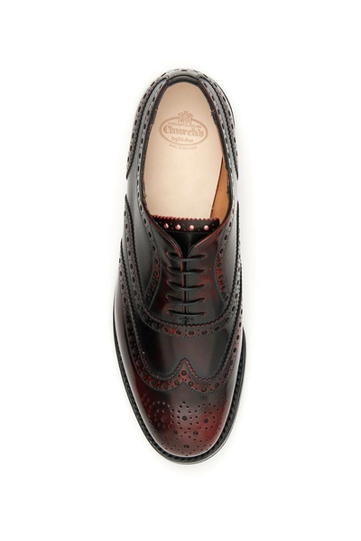 Shop Church's Burwood Brogues In Red