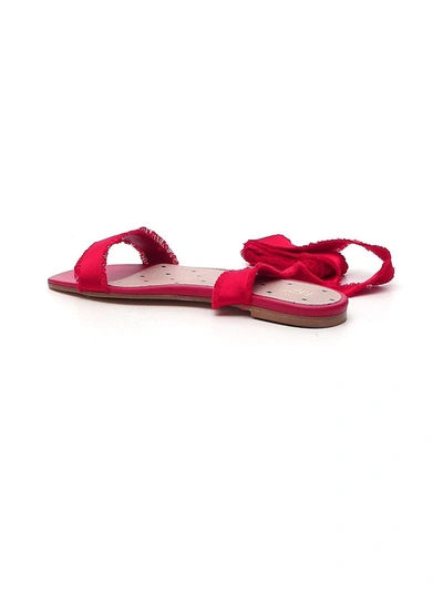 Shop Red Valentino Redvalentino Ankle Strap Flat Sandals
